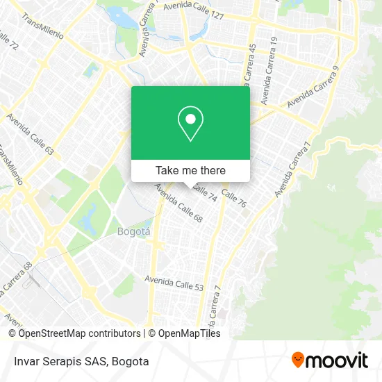 Invar Serapis SAS map