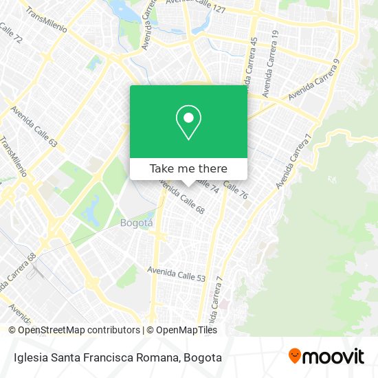Iglesia Santa Francisca Romana map