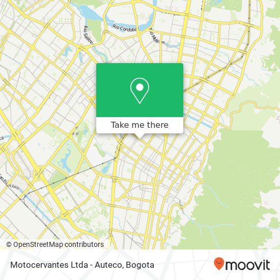 Motocervantes Ltda - Auteco map