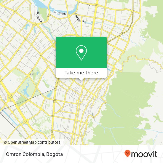 Omron Colombia map