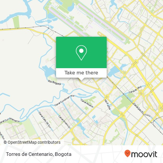 Torres de Centenario map