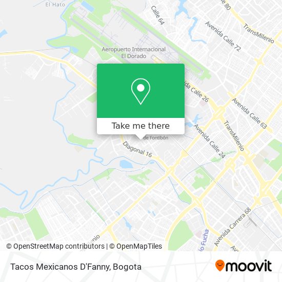 Tacos Mexicanos D'Fanny map
