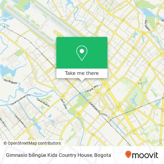 Gimnasio bilingüe Kids Country House map