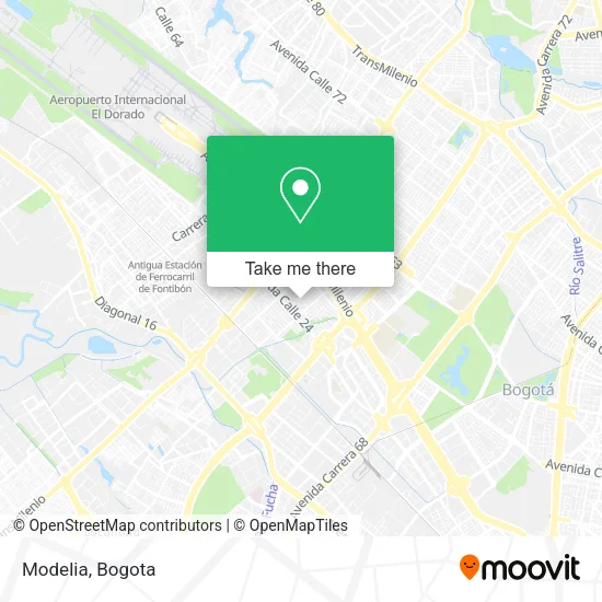 Mapa de Modelia