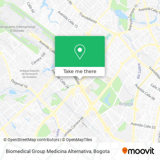 Biomedical Group Medicina Alternativa map