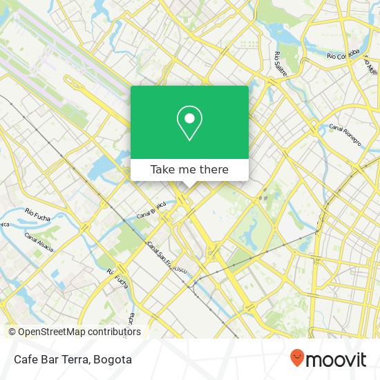 Cafe Bar Terra map