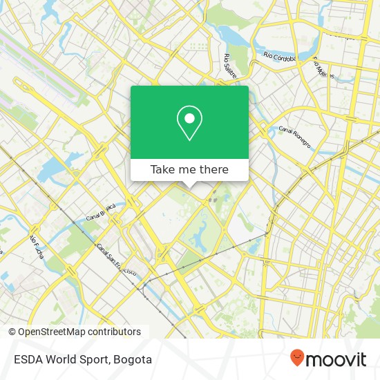 ESDA World Sport map