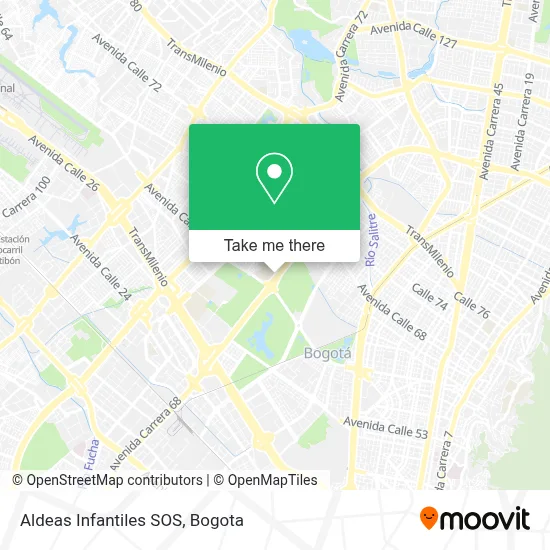 Aldeas Infantiles SOS map