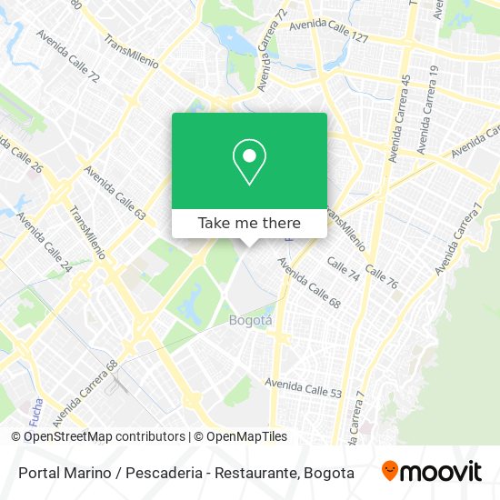 Mapa de Portal Marino / Pescaderia - Restaurante