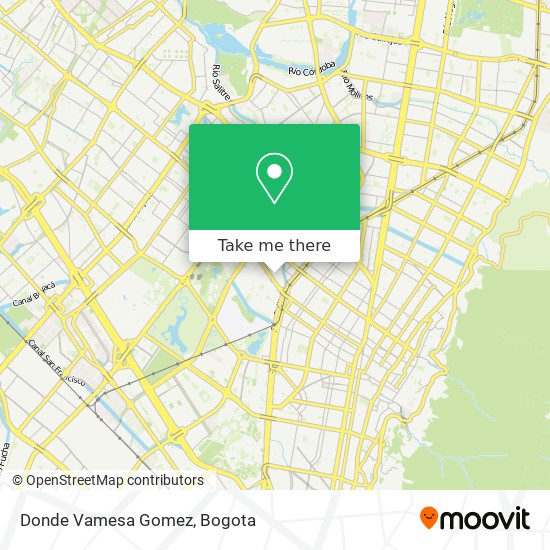 Donde Vamesa Gomez map