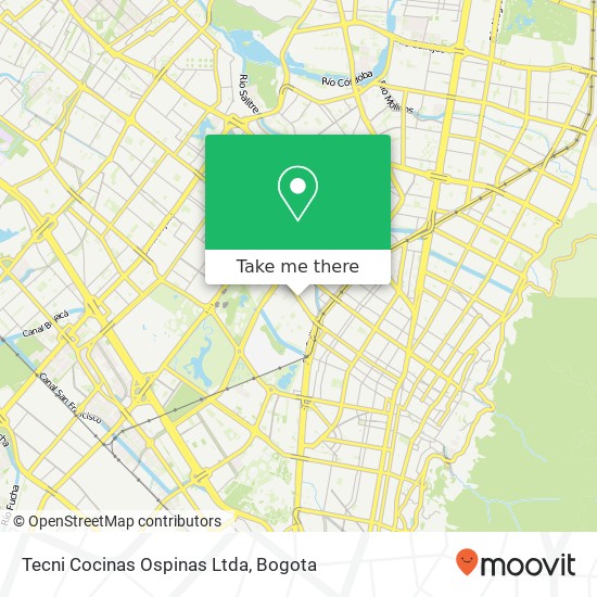 Mapa de Tecni Cocinas Ospinas Ltda