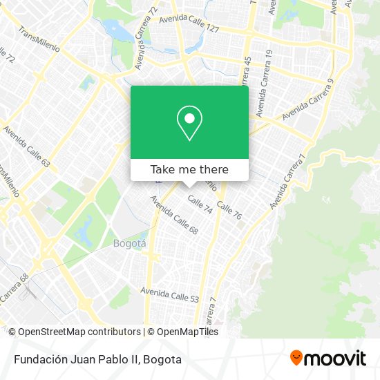 Fundación Juan Pablo II map