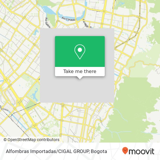 Mapa de Alfombras Importadas / CIGAL GROUP
