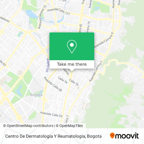 Centro De Dermatología Y Reumatología map