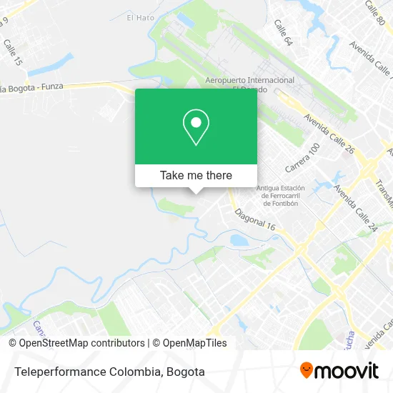Teleperformance Colombia map