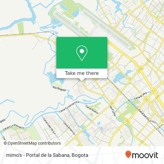 mimo's - Portal de la Sabana map