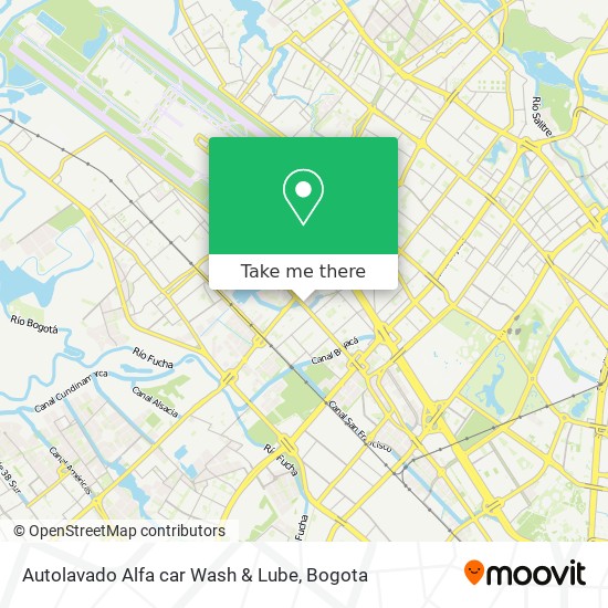 Autolavado Alfa car Wash & Lube map