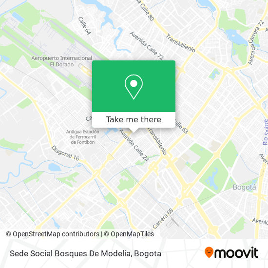 Sede Social Bosques De Modelia map