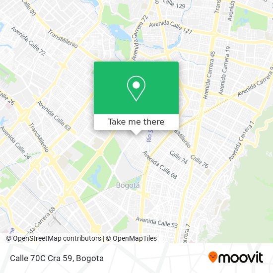 Calle 70C Cra 59 map