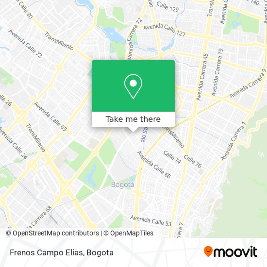 Frenos Campo Elias map