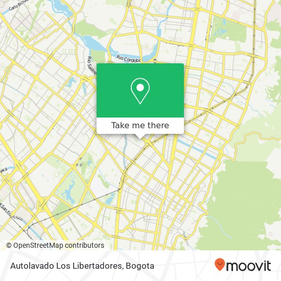 Autolavado Los Libertadores map