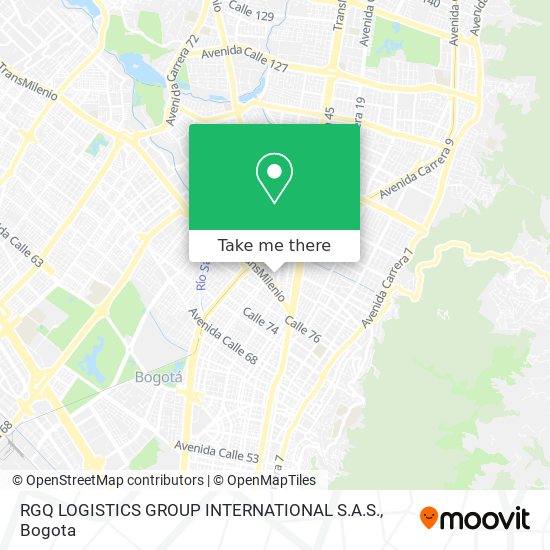 Mapa de RGQ LOGISTICS GROUP INTERNATIONAL S.A.S.