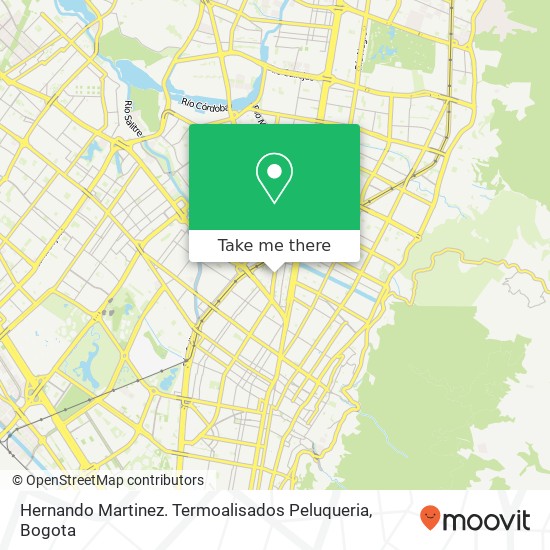 Hernando Martinez. Termoalisados Peluqueria map