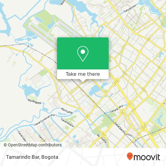 Tamarindo Bar map