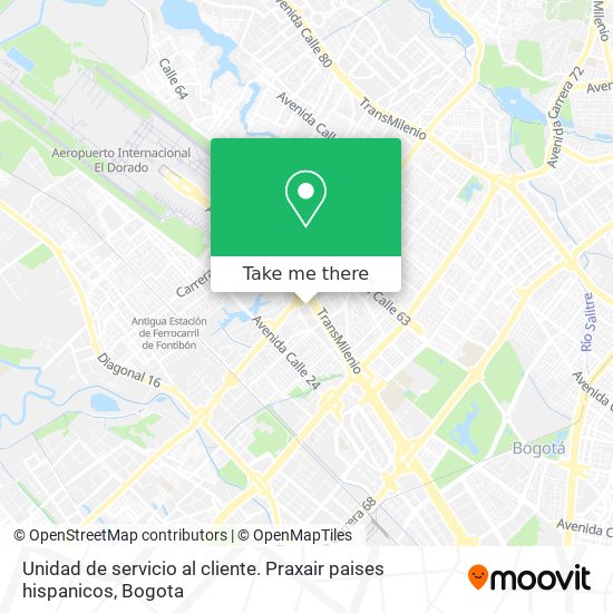 Unidad de servicio al cliente. Praxair paises hispanicos map