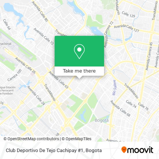 Club Deportivo De Tejo Cachipay #1 map