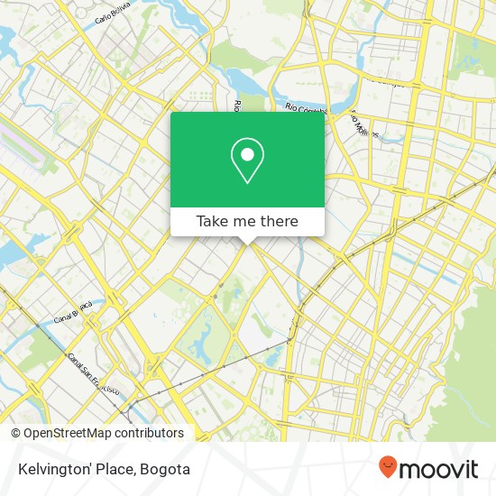Kelvington' Place map