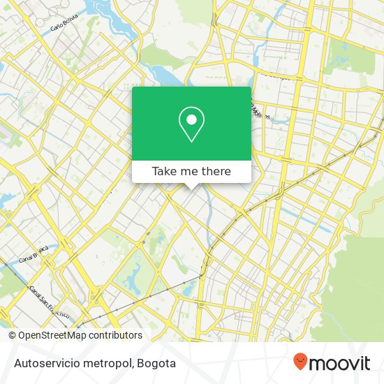 Mapa de Autoservicio metropol