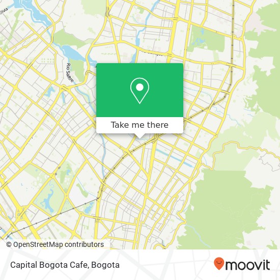 Capital Bogota Cafe map