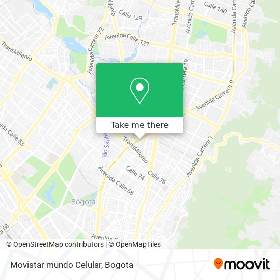 Movistar mundo Celular map