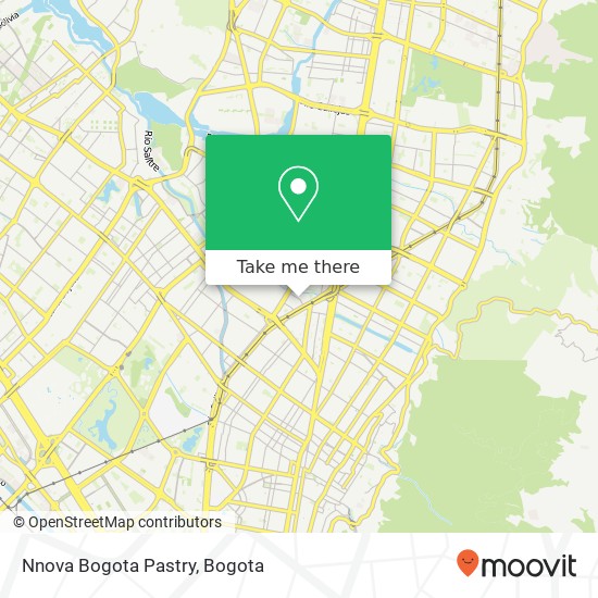 Nnova Bogota Pastry map