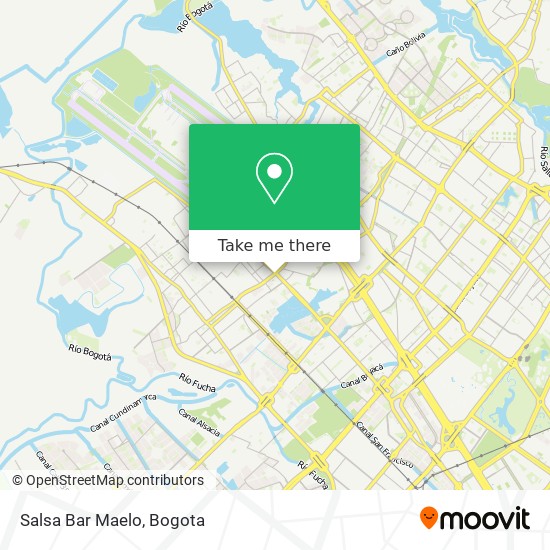 Salsa Bar Maelo map