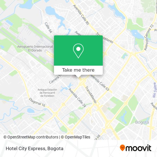 Hotel City Express map