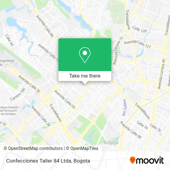 Confecciones Taller 84 Ltda map