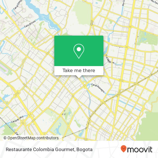 Restaurante Colombia Gourmet map