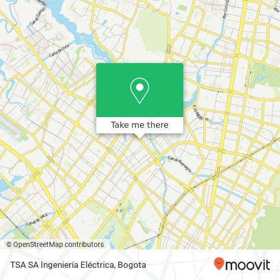 Mapa de TSA SA Ingeniería Eléctrica