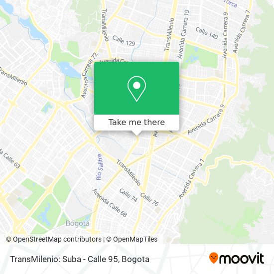 TransMilenio: Suba - Calle 95 map