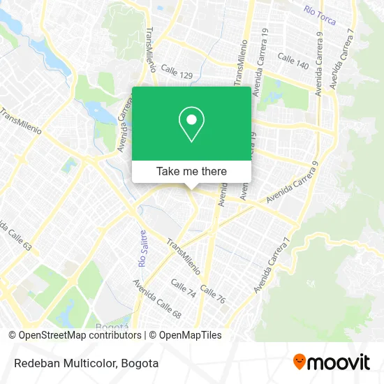 Redeban Multicolor map