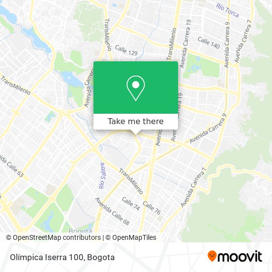 Olímpica Iserra 100 map
