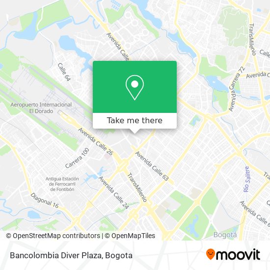 Bancolombia Diver Plaza map