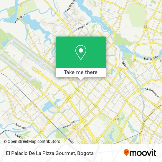 Mapa de El Palacio De La Pizza Gourmet