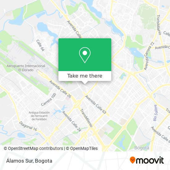 Mapa de Álamos Sur