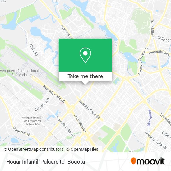 Hogar Infantil 'Pulgarcito' map