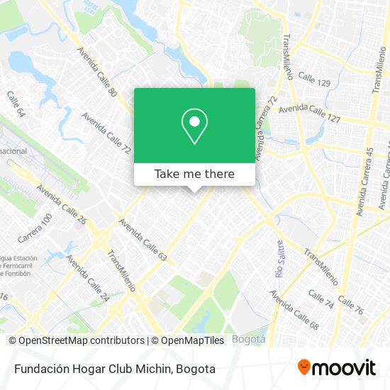 Fundación Hogar Club Michin map