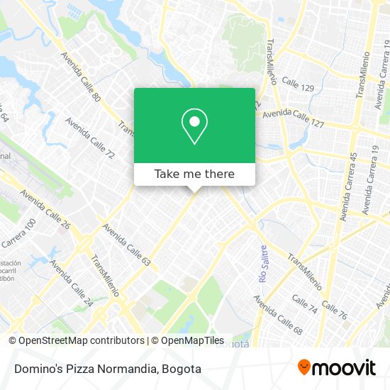 Mapa de Domino's Pizza Normandia