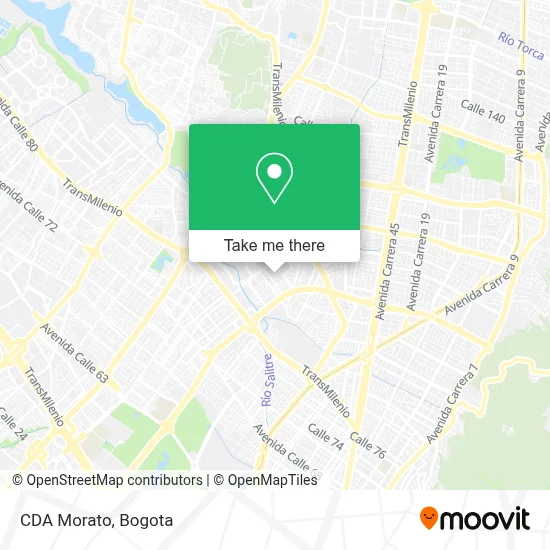 CDA Morato map